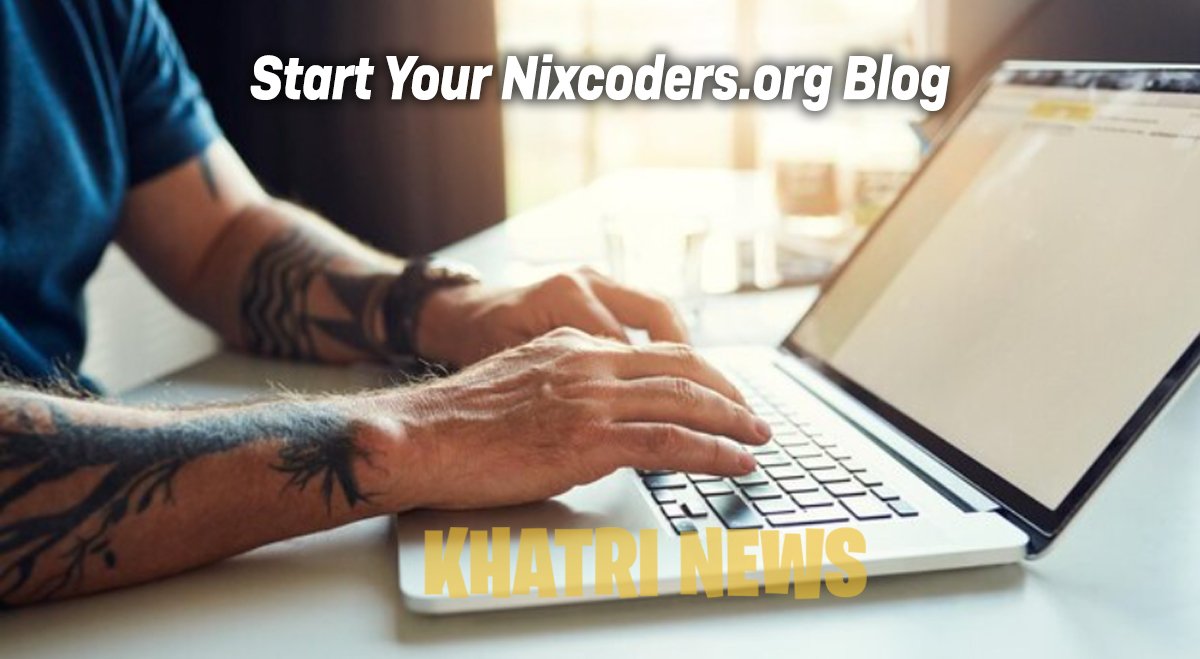 Start Your Nixcoders.org Blog
